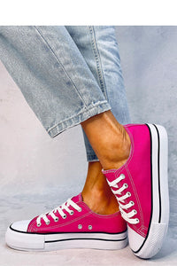 Bubblegum Pink High Sole Sneakers