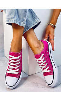 Bubblegum Pink High Sole Sneakers