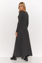 Load image into Gallery viewer, Maxi Dress | V Neck Long Sleeve
