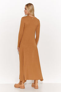 Maxi Dress | V Neck Long Sleeve