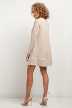 Load image into Gallery viewer, Sweatshirt Knit Mini Dress | Trapezoidal Cut
