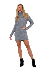 Turtleneck Sweater Mini Dress | Long Sleeves