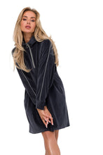 Load image into Gallery viewer, Trapeze Cut Velour Mini Dress
