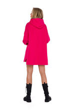 Load image into Gallery viewer, Knit Dress with Hood | Long Sleeves Kangaroo Pocket
