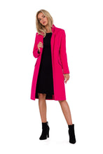 Load image into Gallery viewer, Pink Fleece Coat | Padded Collar Two Button
