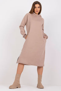 Sweatshirt Dress | Oversized Midi Length