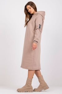 Sweatshirt Dress | Oversized Midi Length