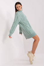 Load image into Gallery viewer, Turtle Neck Oversize Sweater | Knee Length Sweater
