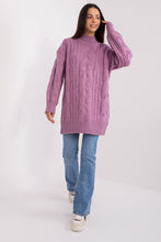 Load image into Gallery viewer, Turtle Neck Oversize Sweater | Knee Length Sweater
