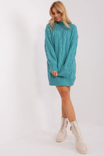 Load image into Gallery viewer, Turtle Neck Oversize Sweater | Knee Length Sweater
