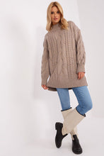 Load image into Gallery viewer, Turtle Neck Oversize Sweater | Knee Length Sweater
