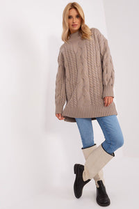 Turtle Neck Oversize Sweater | Knee Length Sweater