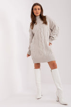 Load image into Gallery viewer, Turtle Neck Oversize Sweater | Knee Length Sweater
