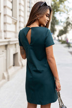 Load image into Gallery viewer, Classic Mini Dress | Round Neck Short Sleeve Dress
