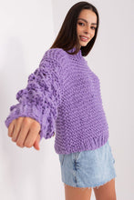 Load image into Gallery viewer, Puff Sleeve Crop Sweater
