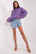 Load image into Gallery viewer, Puff Sleeve Crop Sweater
