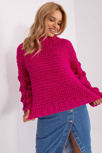 Puff Sleeve Crop Sweater