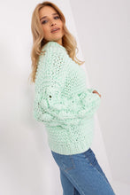 Load image into Gallery viewer, Puff Sleeve Crop Sweater
