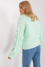 Load image into Gallery viewer, Puff Sleeve Crop Sweater
