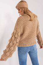 Load image into Gallery viewer, Puff Sleeve Crop Sweater
