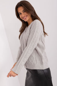 Cardigan Sweater | Round Neckline Button Up Sweater