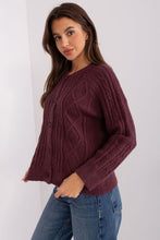 Load image into Gallery viewer, Cardigan Sweater | Round Neckline Button Up Sweater
