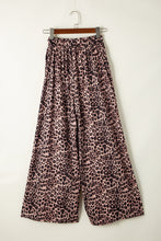 Load image into Gallery viewer, Desert Palm Boho Leopard Wide Leg Pants | Bottoms/Pants &amp; Culotte
