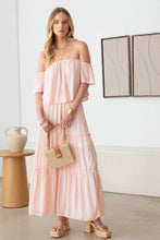 Load image into Gallery viewer, Gilli Frill Off-Shoulder Tiered Dress
