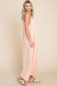 Womens Maxi Dress | Culture Code Full Size Tie Back Maxi Cami Dress | Dress