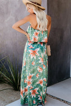 Load image into Gallery viewer, Womens Dress | Slit Tropical Sleeveless Tube Dress | Dresses/Maxi Dresses
