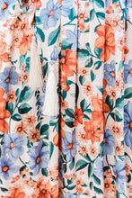 Load image into Gallery viewer, Sky Blue Floral Print Wrap Belted Maxi Dress | Dresses/Maxi Dresses
