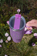 Load image into Gallery viewer, Double Insulated Cup | Purple Leopard Spotted Stainless
