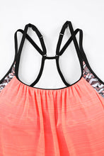 Load image into Gallery viewer, Pink Printed Lined Tankini Swimsuit | Swimwear/Tankinis
