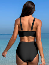 Load image into Gallery viewer, Womens Swimsuit-Plunge Wide Strap Two-Piece Swim Set | swimsuit
