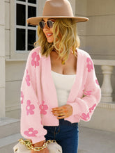 Load image into Gallery viewer, Angel Wings Flower Cardigan Sweater
