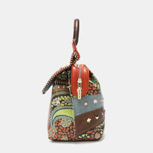 Load image into Gallery viewer, Stitch Detail Nicole Lee Handbag | USA Inlaid Stud Handbag
