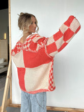 Load image into Gallery viewer, Plaid Open Front Cardigan Sweater
