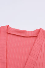 Load image into Gallery viewer, Pink Open Front Pocketed Knit Cardigan | Tops/Sweaters &amp; Cardigans
