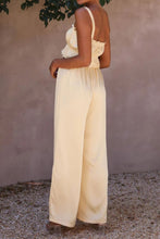 Load image into Gallery viewer, Wide Leg Pants Set | Ruffled Sleeveless Top and Pants
