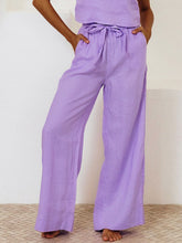 Load image into Gallery viewer, Top &amp; Pants Set | Square Neck Sleeveless Pants Set
