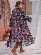 Load image into Gallery viewer, Bohemian Fringe Open Front Cardigan
