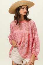 Load image into Gallery viewer, Womens Blouse | BiBi Floral Lace Long Sleeve Top | Tops/Blouses &amp; Shirts
