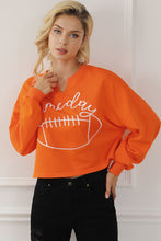 Load image into Gallery viewer, Orange Sweatshirt | Game Day Lettering
