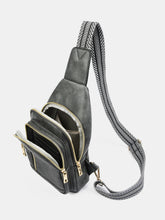 Load image into Gallery viewer, PU Leather Adjustable Crossbody Bag
