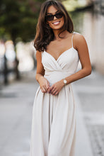 Load image into Gallery viewer, Wide Leg Jumpsuit | Spaghetti Straps Pleated High Waist
