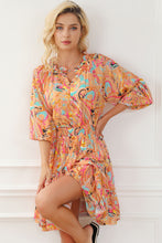 Load image into Gallery viewer, Multicolour Paisley Print Frilled Mini Dress | Dresses/Mini Dresses
