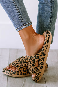 Leopard Print Thick Sole Slip On Slippers | Shoes & Bags/Slippers