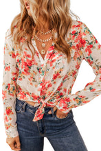 Load image into Gallery viewer, Vibrant Floral Print Chest Pocket Shirt | Tops/Blouses &amp; Shirts
