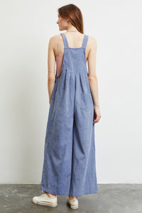 Womens Denim Overalls | HEYSON Full Size Wide Leg Overalls with Pockets