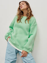 Load image into Gallery viewer, Oversize Round Neck Sweatshirt | Dropped Shoulder
